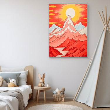 Mountain Sunrise Painting